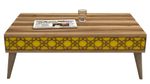 Журнальный столик Trendy Oras, Nuc, Galben 105x36x60cm