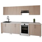 Mobilă pentru bucatarie Smartex (30042) K1 300cm Stejar Deschis