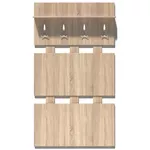Вешалка для одежды Fabrik Home №10 Вешалка 900 дуб сонома