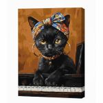 Tablou pe numere Ideyka KHO6766 30x40cm Eco, Pisica neobisnuita