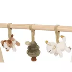 Jucărie cu pandantiv Jollein 108-001-68102 Set de jucarii pentru Babygym Tiny Park