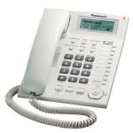 Telephone Panasonic KX-TS2388UAW, White, LCD, AOH, Caller ID, Sp-phone