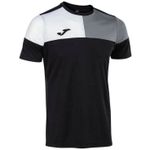 Одежда для спорта Joma Crew V Short Sleeve T-Shirt Black Grey White (L) 103084.111