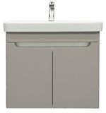 Шкаф под умывальник Bayro подвесной Damat под умыв. Luxor 700 light grey