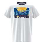 Футболка JOMA - SLEEVE T-SHIRT WHITE ROYAL