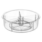 Поднос/столик кухонный Vacane 61003 Tavă rotativă cu separatoare Lazy Susan 30cm