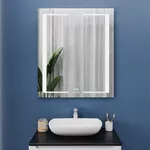Oglindă baie Bayro Sirius 600x800 LED 3C touch c подогревом, часами и термометром