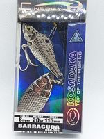 Jig-spinner (BAR-20S) Barracuda 20g, 115mm silver KOSADAKA