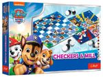 Настольная игра Trefl 02860 Game Checkers and Mill Paw Patrol