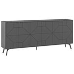 Casetieră Trendy Duna, Antracit 183x77x35cm