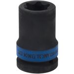 Set de tubulare, bite, duze King Tony 657530M Cap tubular de impact, 3/4