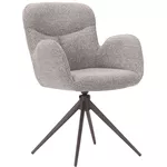 Scaun Deco Yannick MIH-D515 Grey (Royal Boucle Mushroom)
