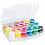 Set de creație Primo Crafts 258TB18FMP Vopsea guasa metalizata fluo 18 culori / 25 ml