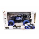 Jucărie cu telecomandă New World 2059 Masina Rock Crawler 1:18 cu T/C, metalica, albastra, 2418D
