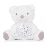 Jucărie de pluș Chipolino Bear PIL02507BEWH white (проектор муз)
