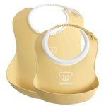 Bavețică BabyBjorn 046766A Set Baby Feeding Set Powder Yellow