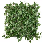 Искусственная изгородь Tenax 15005 Tradescantia 50x50cm