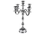 Candelabru nichelat pentru 5 lumanari 39cm