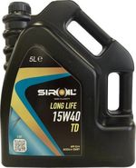 Масло Siroil 15W40 5l TRUCK LONG LIFE TD (SIR20705)