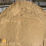 Песок просеянная глинистый