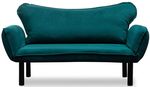 Диван Trendy Chatto Albastru Petrol, 65x70x140cm