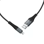 Hoco Cable USB to Lightning X38 Cool 2.4A 1m, Black