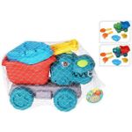 Jucărie Promstore 24489 Набор игрушек для песка Машина-дракон 5ед, 30x15x15cm