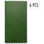 Коврик для ванной Promstore 53958 Set covorase Puzzle gazon artificial 40x40cm, verde
