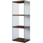 Raft de birou Trendy R301 40x120x35cm, raft de carti