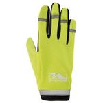 Echipament de protecție M-Wave Manusi bicicleta Secure full finger with GEL padding L neon yellow