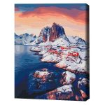 Картина по номерам BrushMe BS52770 40x50cm (în cutie) Răsărit în Insulele Lofoten