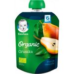 Gerber пюре Органик груша 4 мес, 90 гр