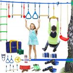 Детская площадка Jumi OM-911956 Cursa portabil cu obstacole pentru copii - (cu balansoar)