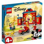 Set de construcție Lego 10776 Mickey & Friends Fire Truck & Station