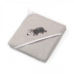 BabyOno Велюровое банное полотенце с капюшоном,100 x 100 cм