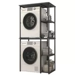Accesoriu pentru baie Bofigo Стеллаж для стиральной машины 12-38-08 Anthracite