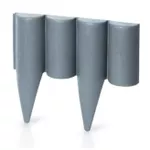 Декор для сада Hydro S Gard decorativ plastic, H=125mm, L=2.52m, antracit (0640393)