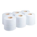 Туалетная бумага Jumbo, 2 слоя, Белая