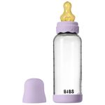 Поильник BIBS 50202291 Biberon din sticla anticolici Boheme Violet Sky cu tetina din latex 3+ luni, 240ml