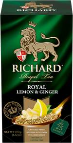 RICHARD ROYAL LEMON & GINGER 25pac