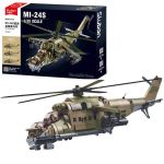 Конструктор Sluban B1137 Набор для сборки истребителя Ми-24С, масштаб 1:35, 893 детали.