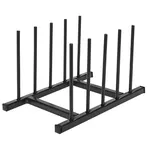 Сушка для посуды Excellent Houseware 55497 Suport pentru 4 farfurii, 20x12.5x12cm, metal, negru