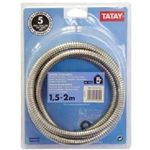 Furtun duș Tatay 42076 Шланг для душа телескопический двойной 1.5-2m, нерж ст