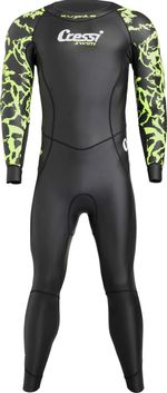 Аксессуар для плавания Cressi-Sub Costum neopren KUWAE MAN MONOPIECE black/green 2mm XL/5 (DG002705)
