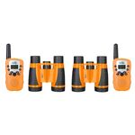 Бинокль Levenhuk LabZZ WTT10 Orange Walkie Talkie and Binoculars Set