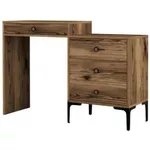 Măsuţa de toaletă Trendy Lizbon 553, Nuc, 124x84x40cm (masa de machiaj) (GTR001462)