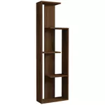 Raft de birou Trendy Bagheta, Nuc, raft de carti