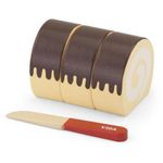 Игрушечная кухня и посуда Viga 51323 Playing food Swiss Roll