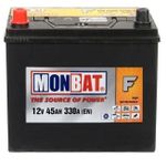 Автомобильный аккумулятор Monbat 6ST-45 F JIS (Polaritate pozitiva) 330 A (237*128*220 mm)