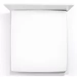 Lenjerie de pat Formesse 011-13-1000 Fitted Sheet Bella Gracia Alto 140x190-160x220 White